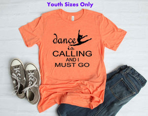 Dance is Calling Youth & Adult Unisex T Shirt