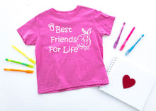 Load image into Gallery viewer, Best Friends for Life Rabbit Toddler T Shirt