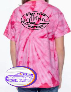 Steel Town Mustang Youth & Adult Tie-Dye Colored T Shirts