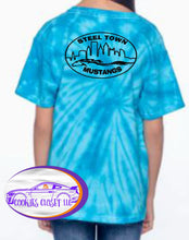 Load image into Gallery viewer, Steel Town Mustang Youth &amp; Adult Tie-Dye Colored T Shirts