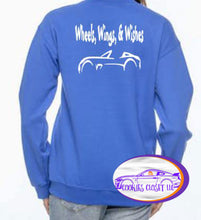 Load image into Gallery viewer, Wheels, Wings &amp; Wishes Adult Pull Over or Zip up Hoodie or Sweatshirt
