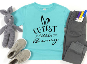 Cutest Little Bunny Easter Infant Bodysuit & Toddler T Shirt