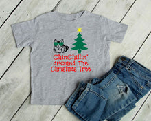 Load image into Gallery viewer, Chinchillin Around the Christmas Tree Infant Bodysuit &amp; Toddler T Shirt or Sweatshirt