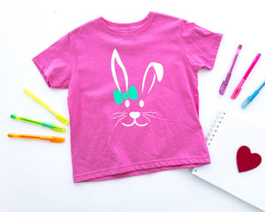 Bunny Faces (boy or girl) Easter Infant Bodysuit & Toddler T Shirt