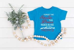 Forget the Stroller This Prince Rides in His Mom's (any name) Mustang (Choice of Car) Toddler T Shirt