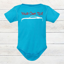 Load image into Gallery viewer, Your Own Text Mustang (Choose your Car) Infant Bodysuit