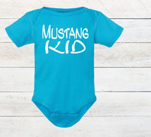 Load image into Gallery viewer, Mustang Kid Infant Bodysuit &amp; Toddler T Shirt