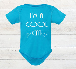 I'm a Cool Cat Infant Bodysuit & Toddler T Shirt