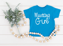 Load image into Gallery viewer, Mustang Girl Infant Bodysuit &amp; Toddler T Shirt