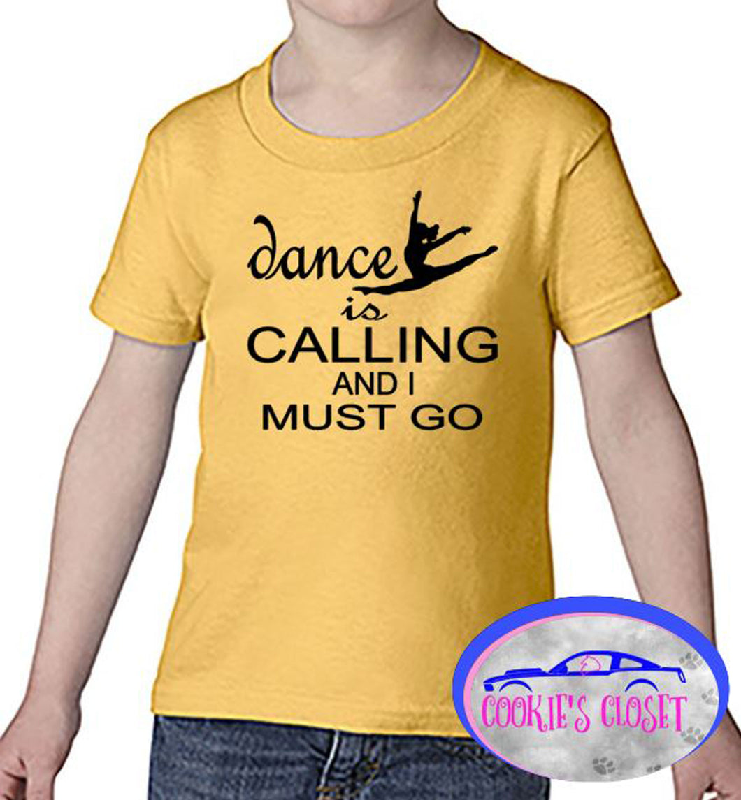 ***CLEARANCE*** Dance is Calling 3T Toddler Shirt Ready to Ship